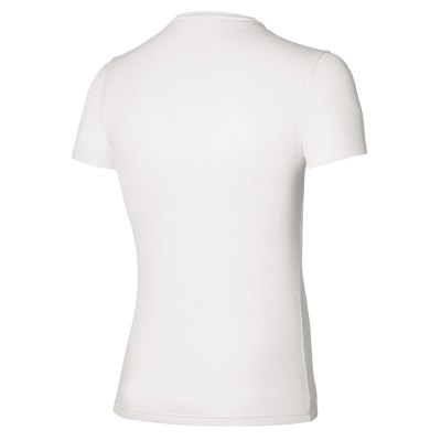 Camisa Mizuno BT Under V Neck Tee Hombre - Blancos - Chile M976JGVRPF